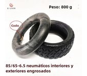 85/65-6.5 Original Tire for NAVEE N65 Electric Scooter Front  Rear Tubeless Wheel Wear-resistant Vacuum Tyre