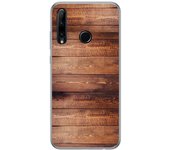 Tumundosmartphone Funda Gel Tpu para Huawei Honor 20 Lite diseño Madera 02 Dibujos