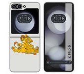 Tumundosmartphone Funda Carcasa Dura para Samsung Galaxy Z Flip 6 5G diseño Leones Dibujos
