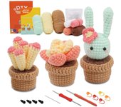 Todo en uno para principios, incluye Hilo, herramientas e instrucciones, para tejer Gift, manualidades y Costura.