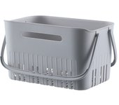 Plastic Organizer Storage Tote Heavy Duty Shower Baskets for Storage Shopping Picnic