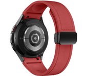 Genuine Leather+silicone Strap for Samsung Galaxy Watch 7 6 5 44mm 40mm 20 Bracelet Galaxy Watch 6 4 Classic 47mm 46mm 43mm 42mm