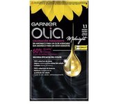 Tinte Permanente Garnier Olia Sin amoniaco Nº 1,10 Black Sapphire