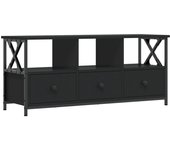 vidaXL Mueble de TV hierro madera contrachapada 102x33x45 cm, Mueble de Salon, Mueble TV, Mueble TV salon, Mesa de TV, Mueble tele