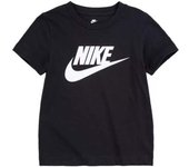 Camiseta de Manga Corta Nike Futura para niños en color negro
