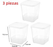 5Pcs Sealed Storage Box Fresh Keep Sealed Food Containers Fridge Organizer Fruit Meat Freezing Sealing Box Kitchen Storage Case