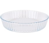 Quttin - Molde Tarta Vidrio 26cm - Versátil y Duradero, Diseño Elegante, Apto para Lavavajillas