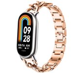 Metal Strap for Xiaomi Mi Band 9 8 Metal Wristband Stainless Steel for Miband 9 8 Replacement Strap for Xiaomi Miband 8 9 Strap