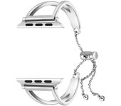 Luxury Strap For Apple Watch band 40mm 41mm 45mm 44mm 49mm Ladies metal Stainless steel bracelet iWatch series 9 8 7 se ultra 2