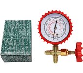 R22 R134A R410 R600 Refrigerant Manifold Gauge Household Car Air Conditioning Fluoride Adding Tool Kits Freon Cool Gas Meter Set