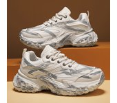New Men's Sports Shoes Breathable Non-slip Casual Shoes Male Platform Wear-resistant Chunky Sneakers Soft Light Walking Shoes