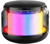 RGB Luz Bluetooth audio colorido atmósfera lámpara, computadora de esritorio al Aire Libre Pequeños altavoces Bluetooth Estéreo portátiles,