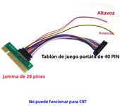 3D Pandora Game Box Wire Harness 28 Pin Sleep Adapter Cable 20Pin Connector DIY Arcade Parts Joystick Console Cabinet
