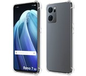 Funda Silicona Antigolpes Transparente para Oppo Reno 7 5G