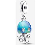 Pandora Charm de Colgante en Plata de Lei Medusas que Cambian de color 792704C01,Incluye Caja Original
