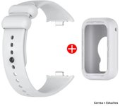 Silicone Strap+case For Xiaomi Redmi watch 4 Smart Watch Protective Case Sports strap Bumper Bracelet  Watchbands Accessories