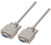 AISENS - A112-0066 cable de serie Beige 1,8 m DB9 A112-0066