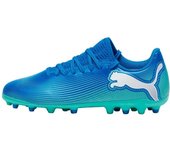 Botas de Futbol Puma Future 7 Play Mg para niños en color azul