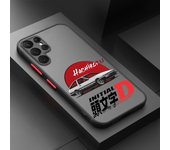 Anime Initial D For Samsung A 02 03 13 14 15 22 24 25 32 35  54 55 72 Lite S 5G 4G Frosted Translucent Phone Case