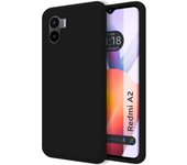 Funda Silicona Líquida Ultra Suave para Xiaomi Redmi A2 Color Negra