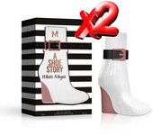 2 UNIDADES A Shoe Story Magic White Eau de Parfum pour femme 100ml Montage Brands Fragancia inspirada en otros perfumes Perfume Mujer