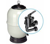 Suinga Filtro Depuradora Piscina Ø 600 Mm con Válvula Bayoneta