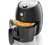 Aigostar Freidora 3.5L sin aceite eléctrica extraíble 1500 W Freidora de aire caliente sin BPA. Apagado automático Cesta antiadherente Fácil de limpiar.cm,fespu