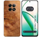 Tumundosmartphone Funda Silicona para Realme 12 5G / 12x 5G diseño Madera 04 Dibujos