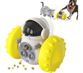 Dog Treat Leaking Toy For Small Big Dogs Tumbler Interactive Toys Puppy Cat Slow Food Feeder Dispenser IQ Training Accessories