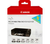 Canon PGI-29 Multipack de Tinta Original para Impresora de Inyección de Tinta Pixma PRO1 - 6 Cartuchos
