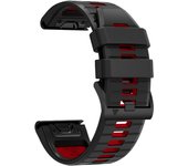 QuickFit 22mm 26mm Silicone Two Tone Strap For Garmin Fenix 7X 7 6X Pro Epix Pro Gen 2 47mm 51mm//Fenix 6Pro 5X 5Plus Watchband