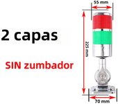 Rotatable 180 Stack light Red Orange amber Green warning light industrial for machine DC12-24V Steady Flashing Light LED 220vac
