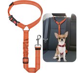 Cinturones de seguridad para perros para automóviles | Arnés ajustable para perros para automóvil | Cinturón de seguridad para perros con reposacabezas para cachorros | Arnés elástico para cinturón de seguridad para perros | Correas fuertes Ha