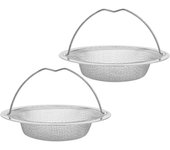 coladores de drenaje para fregadero de cocina con mango de acero inoxidable aptos para la mayoría de los accesorios de fregadero de cocina