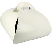 MONOUSO | Caja de Cartón Mariposa para Tarta 20x20x13cm (25 Uds)