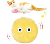Smart Interactive Ball Catnip Cat Toys Pet Toy Cat Chirping Moving Plush Toy 3PCS