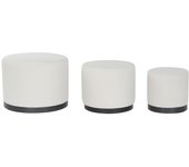 REPOSAPIES SET 3 POLIESTER MDF 60X60X45 BORREGUITO FIJALO MB208369