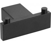 MEDICLINICS AI2418B HARMONÍA Percha de Baño Negra Mate