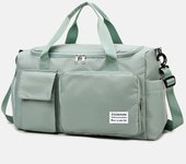 UNIXINU-Bolsa de viaje de gran capacidad para Mujer, Bolsa de viaje con compartimiento para Zapatos, Deportiva, fitness