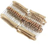 200PCS/Set 20 Kinds 1W Resistance 5% Carbon Film Resistor Pack Assorted Kit,10 ohm ~1M 6.8K 10K 22K 47K 68K 1M Resistors