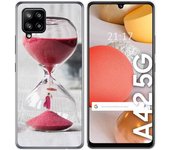 Tumundosmartphone Funda Gel Tpu para Samsung Galaxy A42 5G diseño Reloj Dibujos