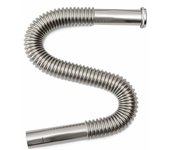Tubo de drenaje de fregadero Flexible de acero inoxidable, sifón Flexible, tubo de agua para baño y cocina