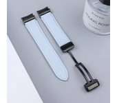 No Gaps Leather Band for Samsuang Galaxy Watch 6 5 4 /5pro 40 44mm Magnetic Buckle Strap for Galaxy Watch 6 4 Classic 43mm 47mm