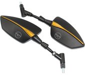 Universial 8mm 10mm Motorcycle Mirror Scooter Rearview Mirrors Back Side Convex Mirror For Hunter 350 hunter 350 hunter350 2023