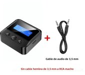 Bluetooth 5.0 Transmitter Receiver EDR Wireless Adapter USB Dongle 3.5mm AUX RCA for TV PC Headphones Home Stereo Car HIFI Audio