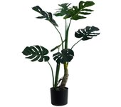 Poenia Arte Floral  - Planta Artificial Monstera 90cm - REF 631273 - Decoración Realista - Antirayos UV