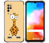 Funda Silicona para Ulefone Armor 12 5G diseño Jirafa Dibujos