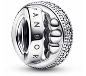 Charm Pandora Signature Logo Pavé y Cuentas - 792317C01