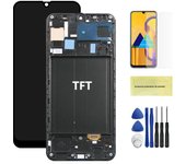 AMOLED For Samsung A50 LCD Display Touch Screen Digitizer Assembly For Samsung A50 a505 A505F/DS A505F A505FD Screen With Frame