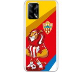 Funda original compatible con Oppo A74 4G - UD Almería Fondo Diagonales